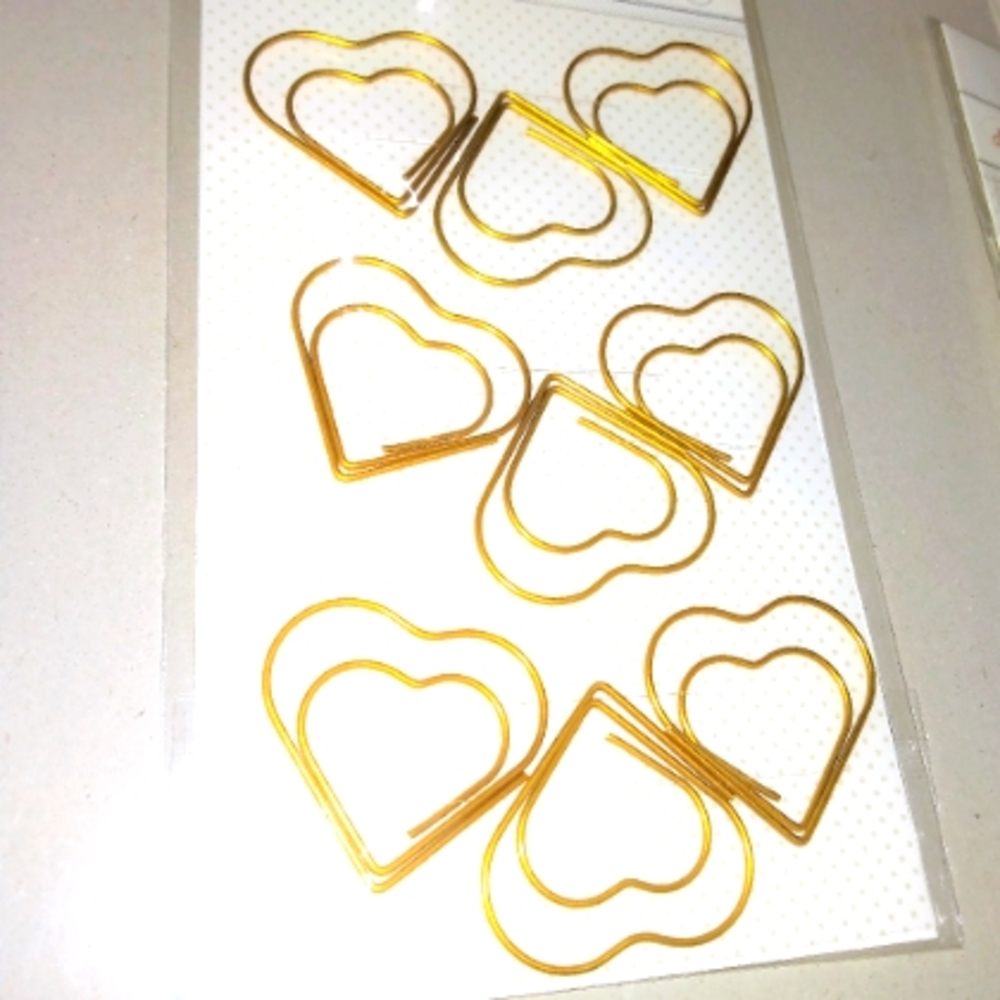 Heart of Gold paperclips